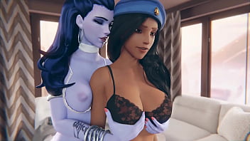 Preview 3 of Family Wife And Xxx - Overwatch PMV Sombra - Mercy - Brigitte - Widowmaker - Tracer - D.va - Ashe - Kiriko