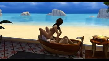 Preview 2 of Bibi Neil - Seraphina and the neighbor,  Sims 4
