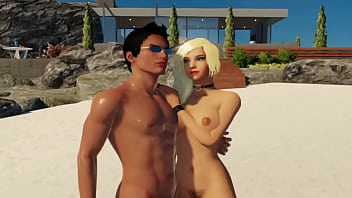 Preview 2 of Bisex Italian Anal Creampie - Sandy