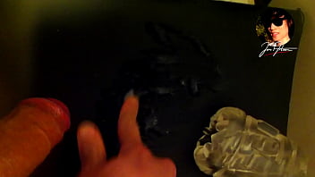 Preview 4 of Laylat Xxx - Close-up POV on glans penis while jerking off edging with Fleshlight Quickshot Vantage until cumming,  moaning,  washing