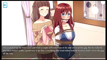 Preview 2 of Ranch Nevada - Bonds [ BDSM Hentai game ] Ep.5 tied up in public and rough tickling !