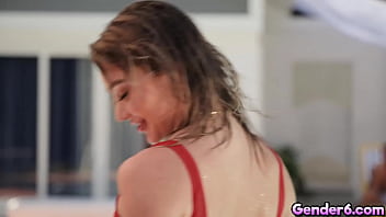 Preview 1 of Korean Father Inlow Sex Son Wife - Roman Todd he needs Emma Rose help. Emma save him and when she gets him back she starts giving him CPR,  she can see his huge boner like him