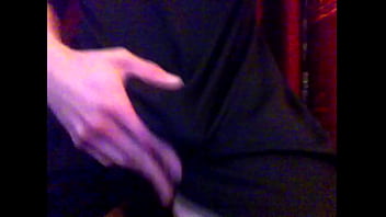 Preview 2 of Dad Rep Daughter - Twink rubbing his smooth cock on a seat and jerking off through the polyester of the tshirt