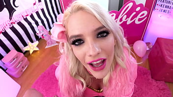 Preview 1 of Xxxn 202 - KENNA JAMES Perfect Sexy Blonde Barbie Huge Cock POV Blowjob All The Way Down Deepthroat Facefuck and Cum Swallow - WoW! A