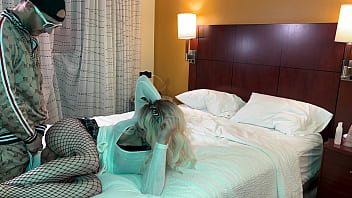 Preview 1 of Venezuela Dp - Rapper Fucks Sexy Blonde Crossdressing Babe