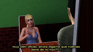 Preview 3 of Oiled Elsa - YAOI  18 Sims 3 corazones criminales capitulo 10