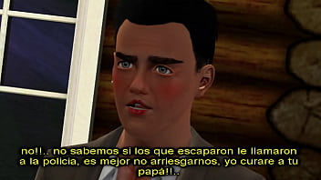 Preview 1 of Oiled Elsa - YAOI  18 Sims 3 corazones criminales capitulo 10