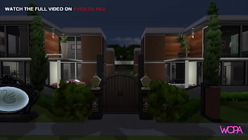 Preview 1 of Beeg Cotie Gil - LITTLE BLONDE CHATTING HUSBAND WITH RED HEADED LUMBERS NEIGHBORHOOD
