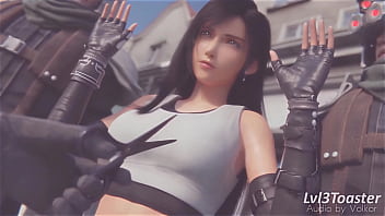 Preview 1 of Asianvsbig Cock - Tifa Strip Search (AI Enhanced)