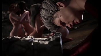 Preview 1 of Hard Double Triple Fucked - orgy with devil
