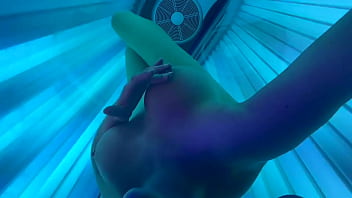 Preview 4 of Mom N Daddy Anak - Masturbate and Nipples play in Sunbathing area Studio