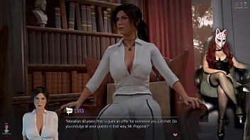 Preview 2 of Indian Sex Kannada Picture - CROFT Adventures (ep 15) - Gamer girl wearing sotckings