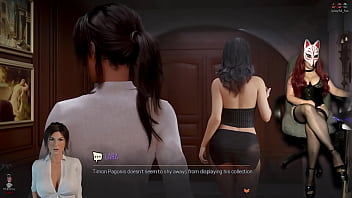 Preview 1 of Indian Sex Kannada Picture - CROFT Adventures (ep 15) - Gamer girl wearing sotckings