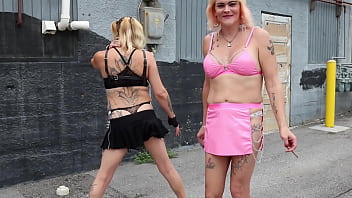 Preview 4 of Abllea Chm - Trans-Lesbian Thunderstorm Blowjob   Bonus