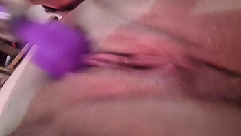 Preview 3 of Johnny Sin Christy Mack - Blanquita juega con sus toys y se viene muy rico