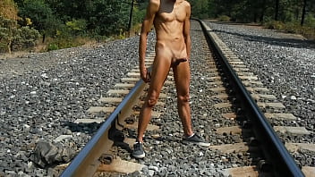 Preview 3 of Xxx Mp3 Porn Duration 2 Minutes - Cum on train tracks