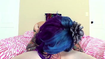 Preview 4 of Black Hardcore Wife - KANDY KUMMINGS Huge Cock POV Blowjob All The Way Down Deepthroat Facefuck and Cum Swallow