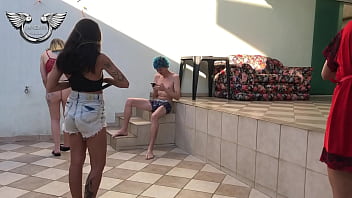 Preview 1 of Salilewan Sex - Full backstage video of recordings at Mans&atilde_o Himeros