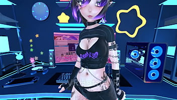 Preview 1 of By Cloth - POV Ass Job At Work Lap Dance VRChat ERP