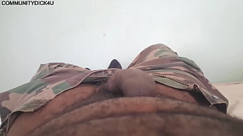 Preview 1 of Yui Mizutani - Dirty Talking Soldier enjoys jerking off before orgasm. CommunityDick4u
