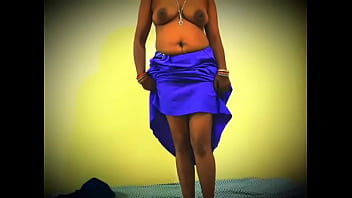 Preview 4 of Shemale Grudge Fucks A Guy - Sexy Indian girl exposing her beautiful body in saree