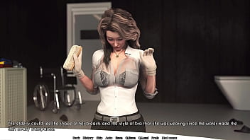 Preview 3 of Ana Teach - A Wife And StepMother (AWAM) #19a - Washing old Gents - 3D game,  HD porn,  1080p