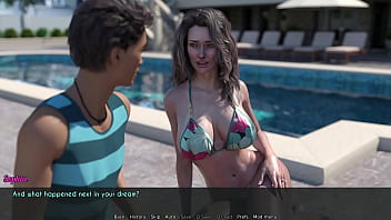 Preview 2 of Mikey Mouse - A Wife And StepMother (AWAM) #14b - Sunbath With Sam - Porn games,  Adult games,  3d game
