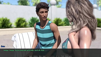 Preview 3 of Mikey Mouse - A Wife And StepMother (AWAM) #14b - Sunbath With Sam - Porn games,  Adult games,  3d game
