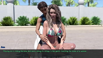 Preview 4 of Pissing Sex - A Wife And StepMother (AWAM) #14a - Sunbath With Sam - 3d hentai,  Animation,  Porn games
