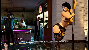 Preview 3 of Catrin Love - Anna Exciting Affection #19 - Anna dancing in bar - 3d,  porn game,  adult games