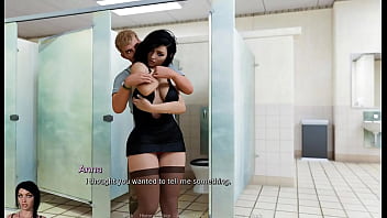 Preview 2 of Usk Sex Video - Anna Exciting Affection #21 - Cum in Anna&#039_s ass - 3d game hentai,  porn game