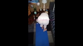 Preview 1 of Kim Xxx Tatoo - Sexy Mature Vee Does Naked Yoga!