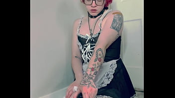 Preview 2 of Shemale Bbw Garden - Trans Maid Used As Personal Toy