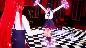 Preview 1 of Pashto Sax 18 - Akeno  Dxd Breast Expansion