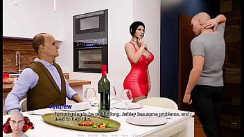 Preview 1 of Brazzer Telugu Heroines Xxx - Anna Exciting Affection #9 Lustful with neighbor - 3d hentai,  game,  porn game