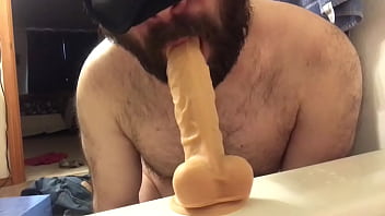 Preview 3 of Virgin 15 Years Old - Only deep throating my dildo