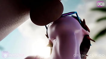 Preview 2 of Sexy Videos Xxx Kiss Hd - Dva Deep Throat