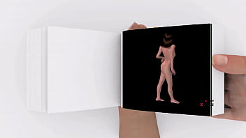 Preview 3 of Wwwporen Hubcom - Flipbook animation of a cute girl posing sexy pose
