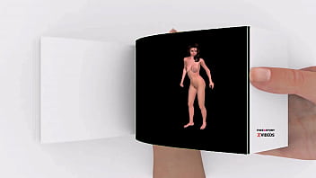Preview 1 of Wwwporen Hubcom - Flipbook animation of a cute girl posing sexy pose