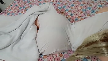 Preview 1 of Sistar Bro Rip - My sensual stepdaughter with a nice ass put on her stepmother&#039_s babydoll and seduced me to fuck all night