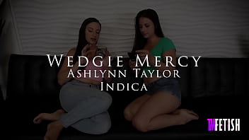 Preview 1 of Budak Rendah Gay - Ashlynn Taylor Indica Fetish - A Game of Wedgie Mercy