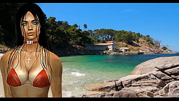 Preview 3 of Hot S In Nylon - BEACH HOUSE PARTY WITH SOFIA CYREIDE