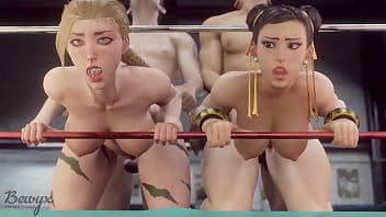 Preview 1 of Xnxx In Use Condom - Chun Li Porn Compilation V2