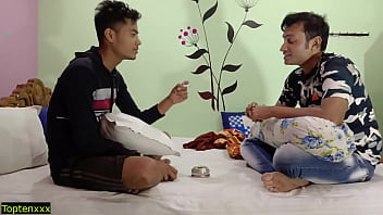 Preview 1 of Shourt Hijab - Hindi Hot girl sharing Sex! Hindi Threesome Sex