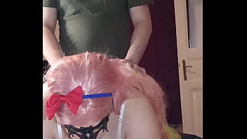 Preview 2 of Measuring Labia - Banging Snow White from behind HD