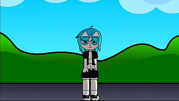 Preview 3 of Sanileoni Sex Nd - Una animaci&oacute_n corta tir&aacute_ndose P2 chica pelo Azul Cian