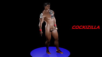 Preview 4 of Wwe Raw Ssxey Xxx Videos - D-BOY WARMING UP AND SHOWING OFF HIS TWISTED MONSTER DICK