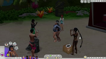 Preview 4 of Teen Sex Brajilian - 3D bisexual sex party