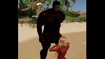 Preview 3 of Land Chut Xnxx Photos - mega hunk duane brown gets beachside bj