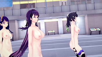 Preview 4 of Dise Sexmaja Com - Genshin impact: [MMD] Anda - Touch (M-EI Verse)